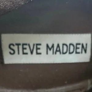Steve Madden Allison Womens Brown Leather Zip High Heels Ankle Boots Booties 10M thumbnail 6
