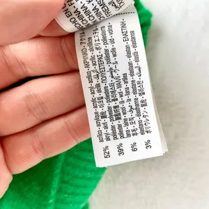 Zara Soft Knit Sweater Womens Size XS Neon Green Wool Blend Crewneck Raglan Cozy thumbnail 8