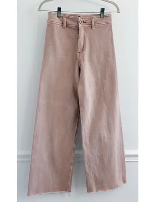 Miou Muse Wide Leg High Rise Crop Pant Size M thumbnail 3