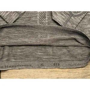 Lululemon Swiftly‎ Tech Long Sleeve Shirt Heathered Grey Size 6 Activewear Top thumbnail 6