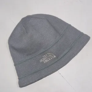 The North Face 100% Wool Blue Stripe Ski Hike Outdoor Warm Beanie Hat‎ Toboggan thumbnail 2