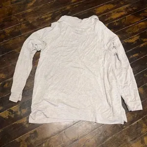 Ugg beige cowl neck cozy loungewear pullover sweatshirt thumbnail 3