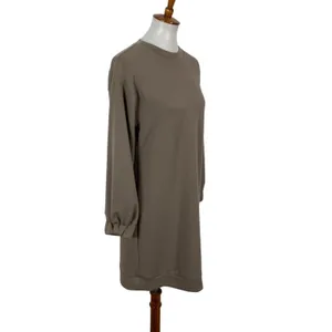 Magaschoni Brown Long Sleeve Dress‎ Medium Minimalist Soft Stretch thumbnail 2