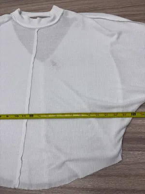 We The Free Ribbed Long Sleeve Top Women Size Large thumbnail 4