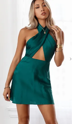 Cross Top Dress thumbnail 1