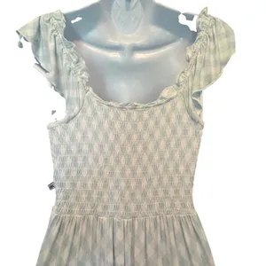 Bums & Roses Gingham Maxi Dress M Smocked Bamboo Cottagecore Tiered Cottagecore thumbnail 6