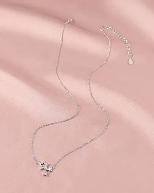 CZ Star Pendant Necklace for Women thumbnail 3