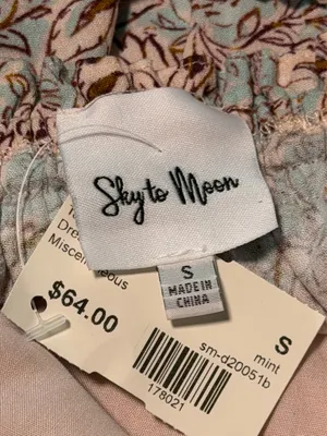 Sky to Moon Sleeve & Backless Paisley-Floral Dress thumbnail 6