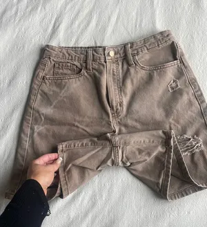 High Rise Denim Shorts Size 8 thumbnail 5