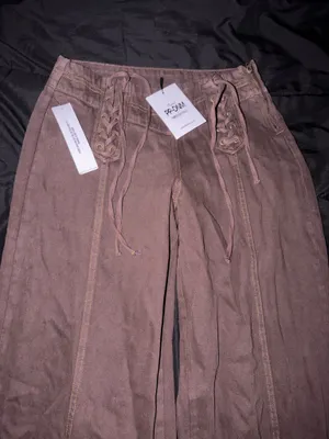 Bystander Lace Up Pants Brown princess Polly thumbnail 5