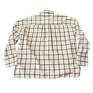 Everlane Oversized‎ Flannel Boxy Shirt Brown Green Plaid Button Down Top Small thumbnail 13