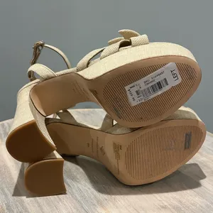 Antonio Melani Bindi Raffia Bow Platform Bow Sandals size 9M New with tags thumbnail 9
