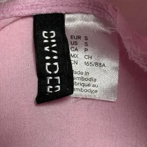 DIVIDED by H&M‎ Pink Textured Halter Crop Top Size S thumbnail 3