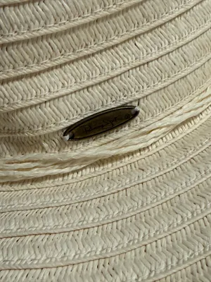 Panama Jack Cream Straw Sun Hat Wide Brim Floppy Summer Beach Resort thumbnail 5