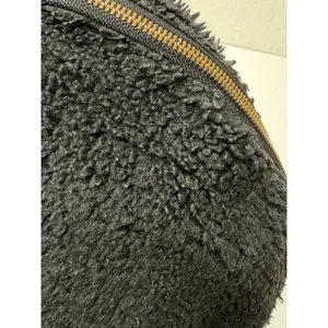 Lululemon Everywhere Belt Bag Black Fuzzy Fleece Crossbody Utility Y2K Goth Emo thumbnail 5