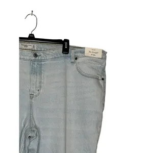 Abercrombie & Fitch Women‎ Jeans The Straight Leg High-Rise Stretch Denim 37/24R thumbnail 2