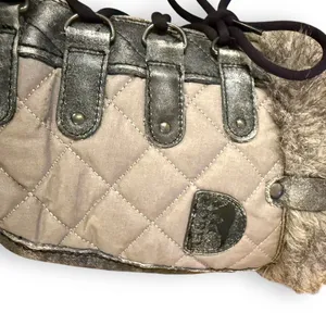 Sorel Tofino Tall Gray Waterproof Lace Up Distressed Faux‎ Fur Snow Boots Sz 7.5 thumbnail 10