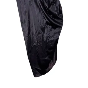NWT Bella Barnett Satin Corset Pleated Draped Wrap Slit Midi Dress Glam Size M thumbnail 5