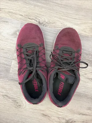 Nike Pink & Gray Women's Fitsole Running Shoes Size 8 thumbnail 3