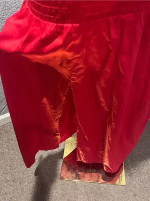🌺New Wild Fable Red Drop Waist Maxi Skirt Size X-Small🌺 thumbnail 4