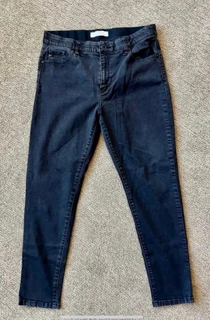 KanCan Juniors Skinny Black Dark Wash Denim Jeans 5-Pocket Stretch Zip 15/31 thumbnail 1
