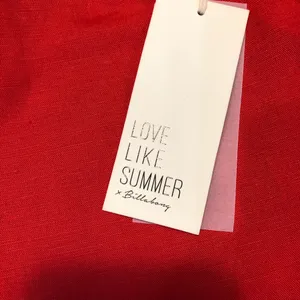 NEW Billabong Love Like Summer Linen Blend Red Dress M thumbnail 5