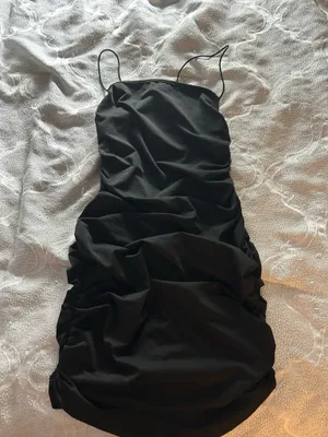 Black Crossover Dress Amazon thumbnail 3