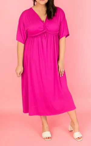 Entro Casual Pink Dress thumbnail 1
