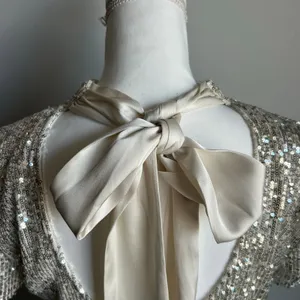 CeCe By Anthropologie Cocktail Mini Sequin Dress New Years Bow Tie Size M thumbnail 6