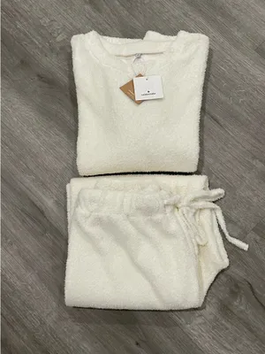 Fuzzy Fleece 2pc Matching Lounge Set Size M thumbnail 6