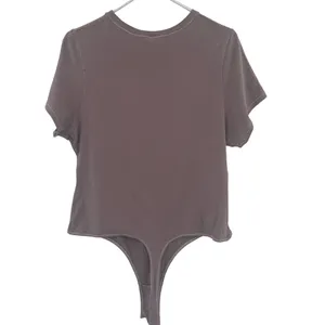 Skims T-Shirt Cotton Bodysuit Short Sleeve Thong Stretch Size 3X Plus Size thumbnail 7