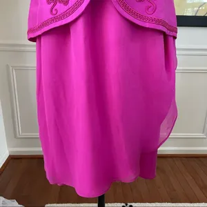 Vintage Constance Saunders Silk Jacket Wrap Skirt Raspberry 10 Pink thumbnail 7