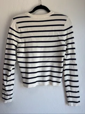 Abercrombie striped sweater preppy nautical beachy thumbnail 7