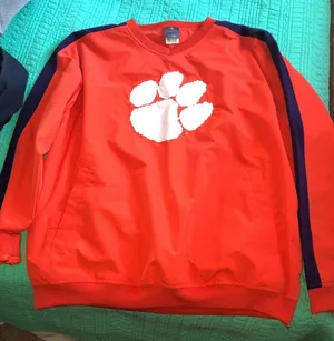 Clemson Pullover Size L thumbnail 1