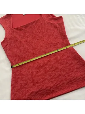 Cache Pink Square Neck Sleeveless Tank Top Textured Shirt Sz M Medium Tencel thumbnail 8