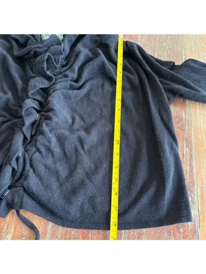 Lauren Active Ralph Lauren Black Cowl Neck Sweater M Wool Blend thumbnail 7