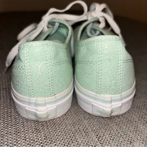 VANS embossed light green laced shoes, size 7.5 thumbnail 6