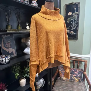 Free People We The Free Moon Daisy Pullover – Size Medium – Sunbaby Yellow thumbnail 4