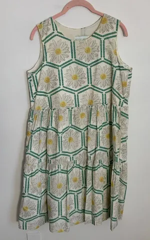 Brook Wright Floral Sundress size medium‎ Green thumbnail 1