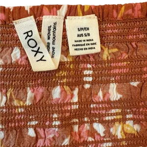 Roxy Hello Petal Woven Mini Dress On or Off Shoulder Fall Smocked Size Small thumbnail 9