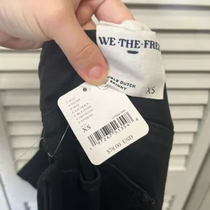 Free People We The Free Black Double Dutch PullOn Slit Skinny Jeans Size XS NWT! thumbnail 4