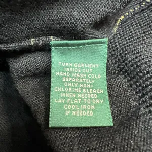LRL Lauren Ralph Lauren Black Wool Paisley‎ Pullover Sweater Preppy thumbnail 7