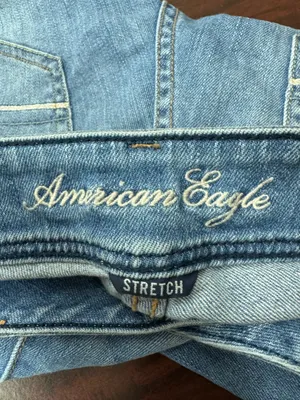 American Eagle Stretch Slim Boot Cut Jeans Size 8 Short thumbnail 5