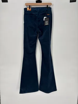 Rock & Roll blue corduroy pull on flare bell bottoms new 28 x 36 thumbnail 4