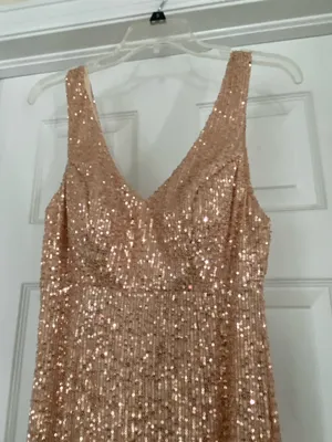 Macy's NWT Gold Evening Gown!! Stunning Small thumbnail 3