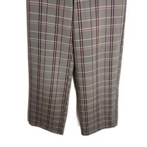 Sam Edelman Womens 8 Plaid Side Buckle wide Leg slacks Wild Aster pants thumbnail 6