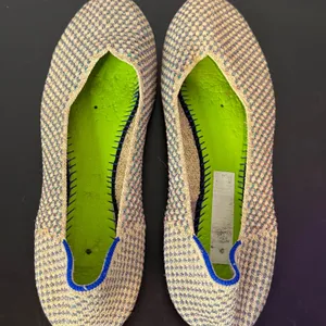 Rothy's Limited Edition Multi Metallic Ballet Flats Womens 9 Shoes NO INSOLES thumbnail 4