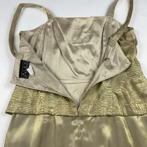 Alex Evenings Women‎ Size 14 (Med) Gold Shimmer Iridescent Dress Jacket Set NWT thumbnail 14