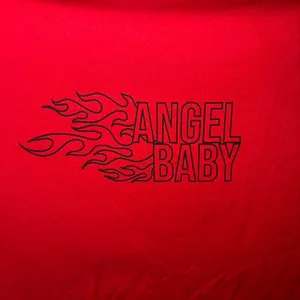 Streetwear Society Baby T-Shirt S Solid Graphic Red Black thumbnail 4