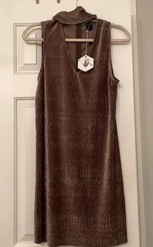Ethereal Sleeveless High Neck Dress thumbnail 1